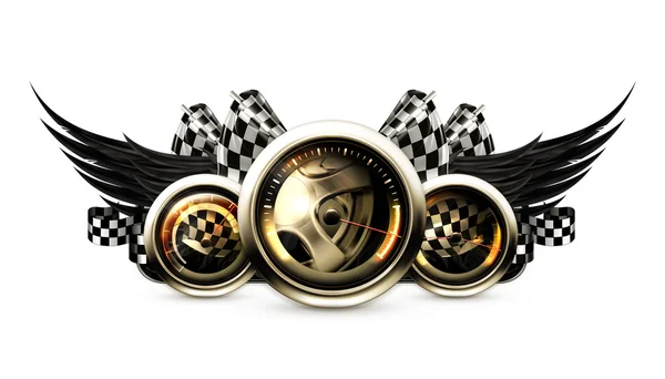 Racing embleem — Stockvector