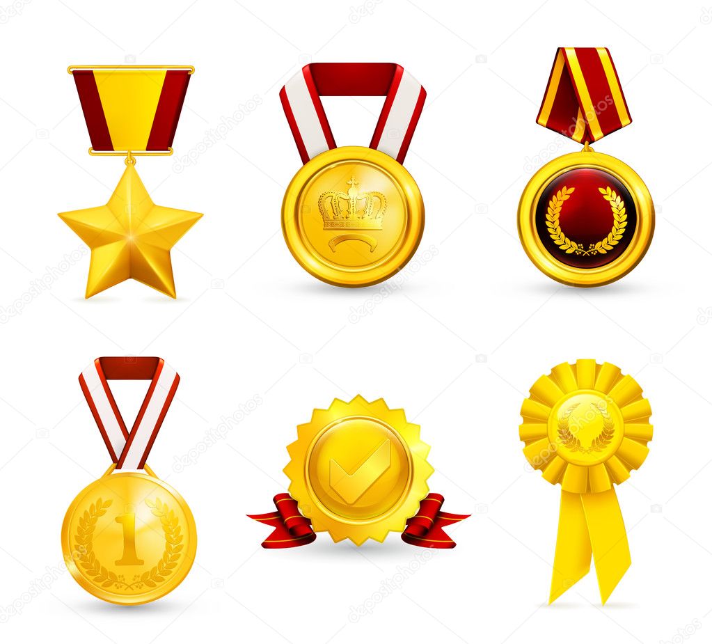 Gold medal, set 10eps