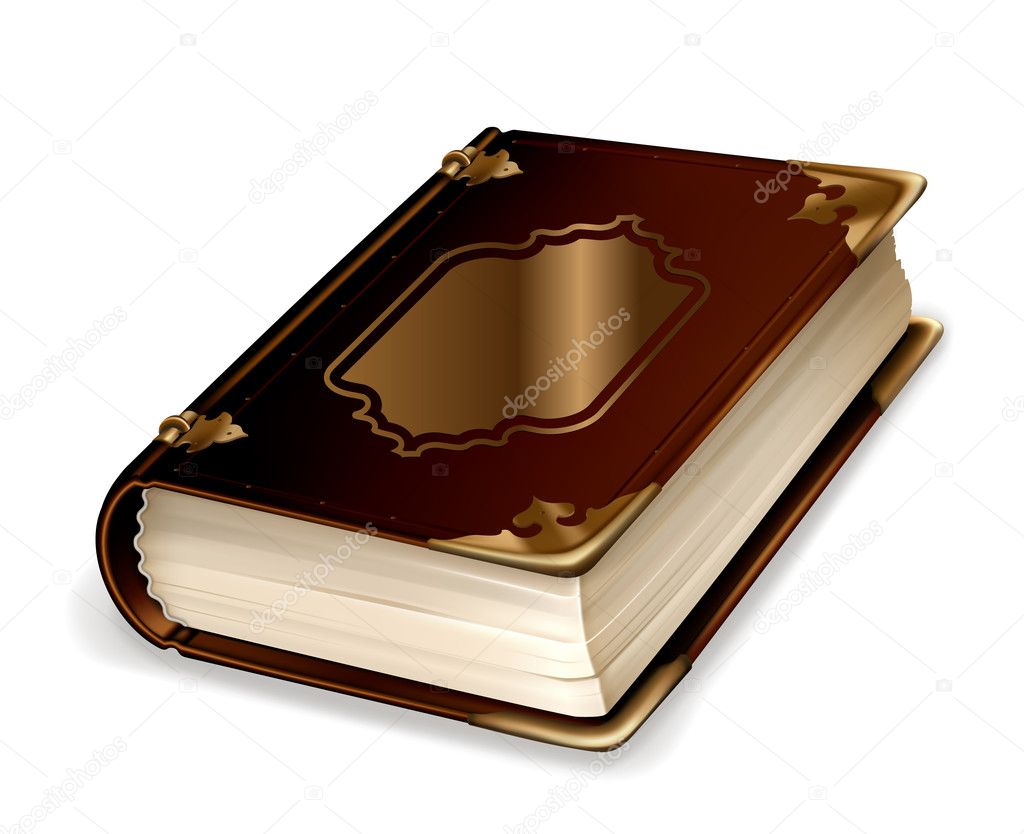 Old book, vector