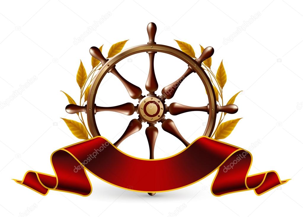 Wheel Emblem, vector