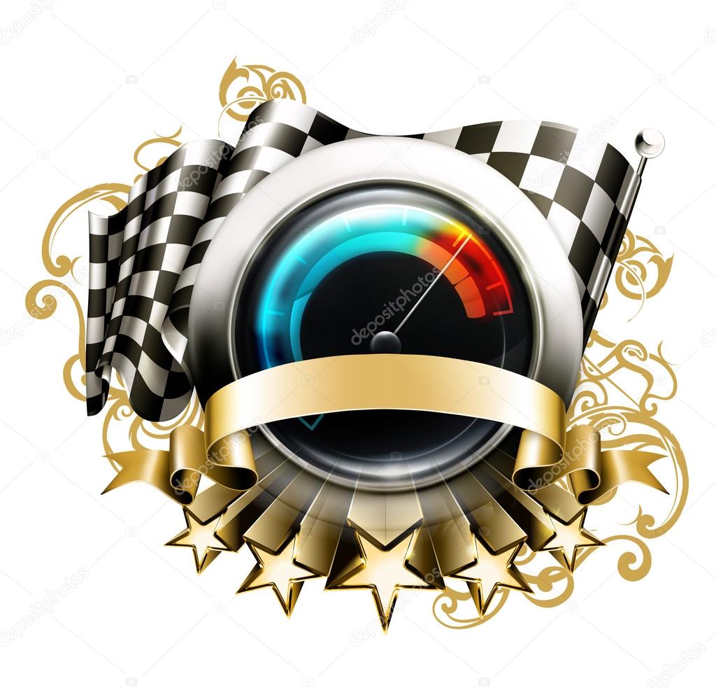 Racing emblem, 10eps