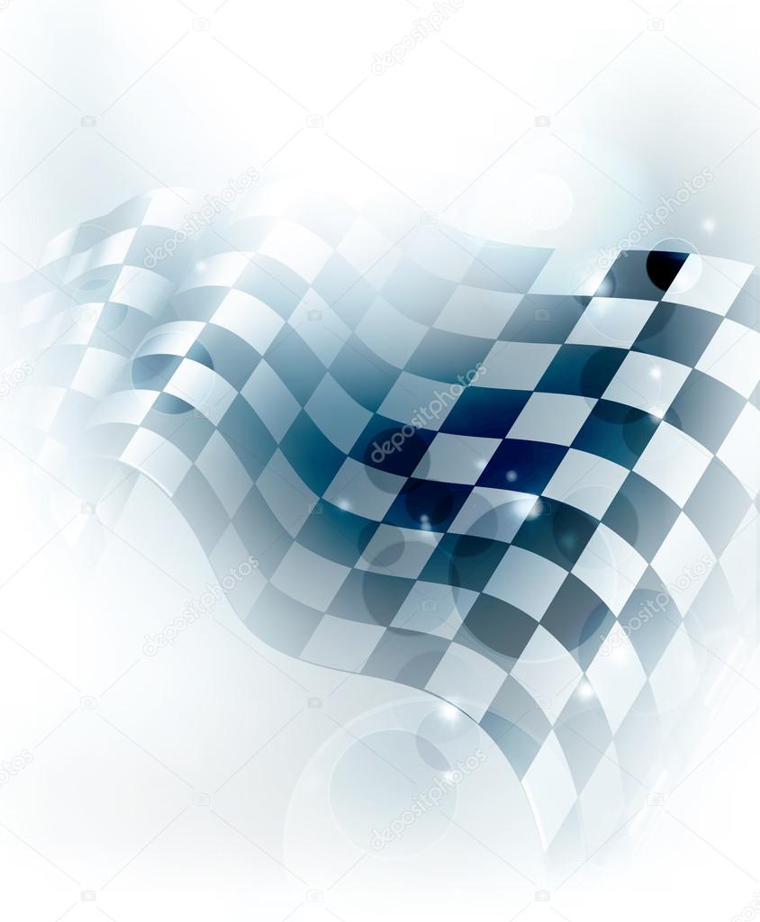 Blue Checkered Background