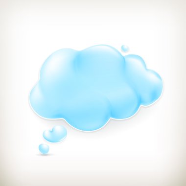 Cloud, vector clipart