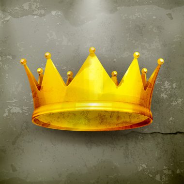 Crown, eski tarz vektör