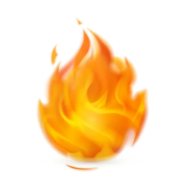 Fire, icon — Stock Vector