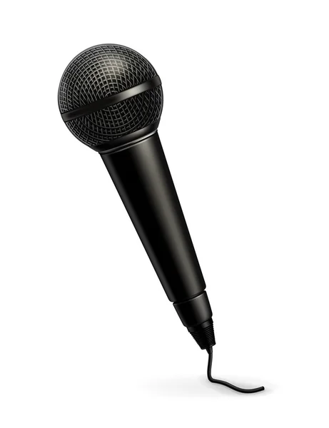 Mikrofon, vektör — Stok Vektör
