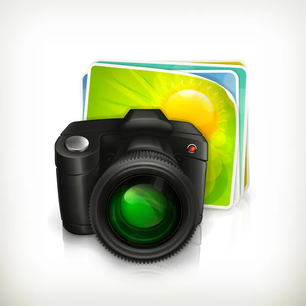 Foto, icono de vector — Vector de stock