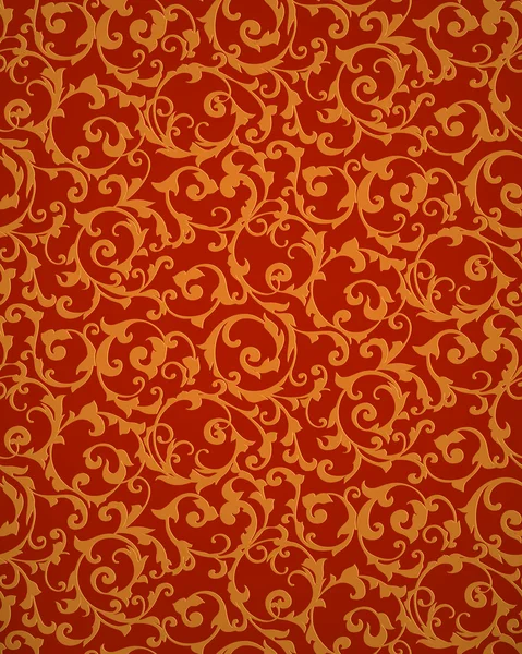 赤のシームレスなパターンベクトル — ストックベクタ