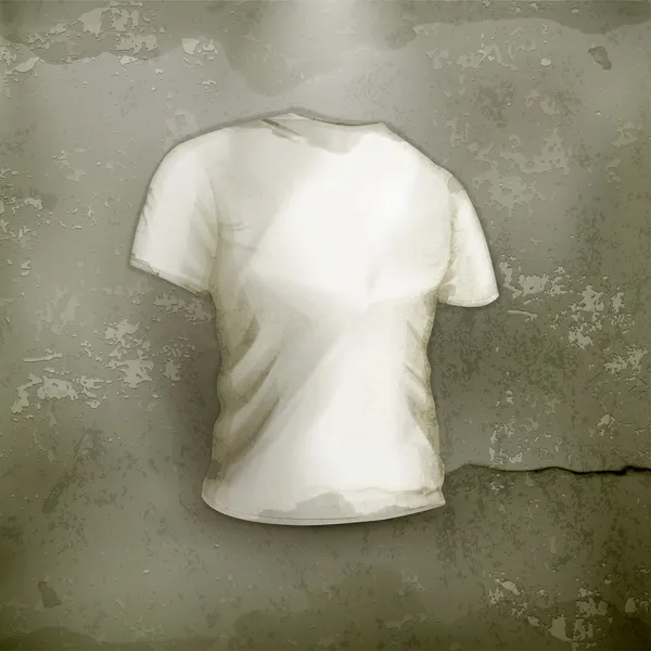 T-shirt, vecteur à l'ancienne — Image vectorielle