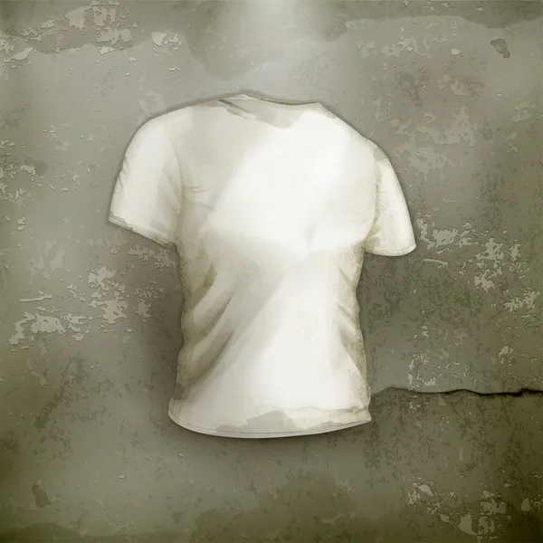 T-shirt, old-style vector Royalty Free Stock Illustrations