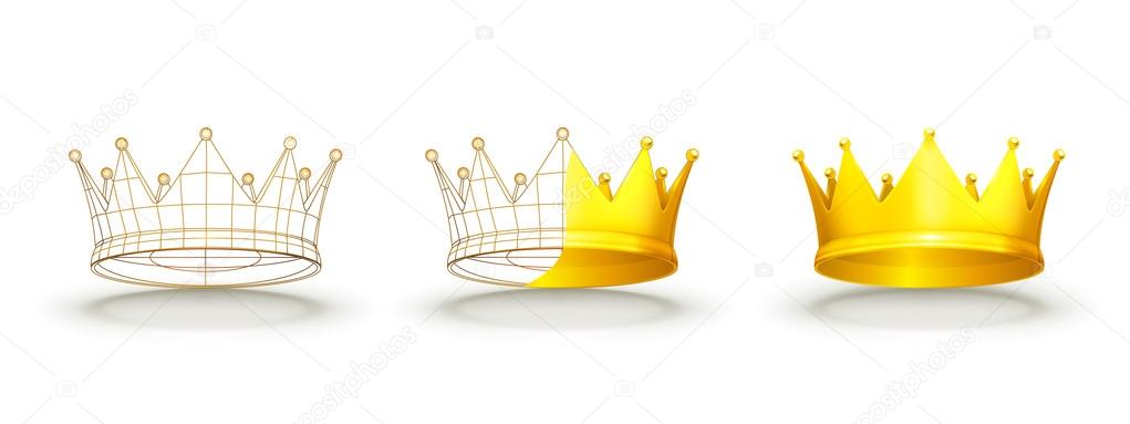 Crown, vector