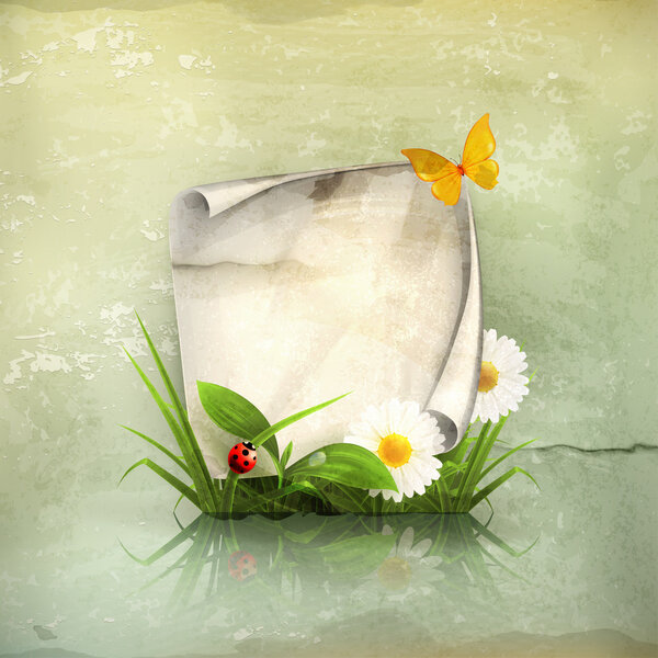 Весенняя рама, в старом стиле
