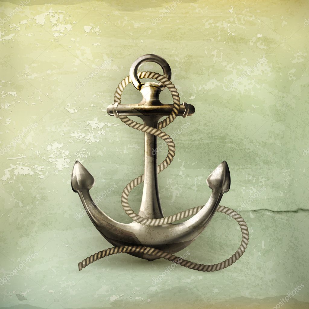 Anchor, oldstyle Stock Vector Image by ©natis76 13749302