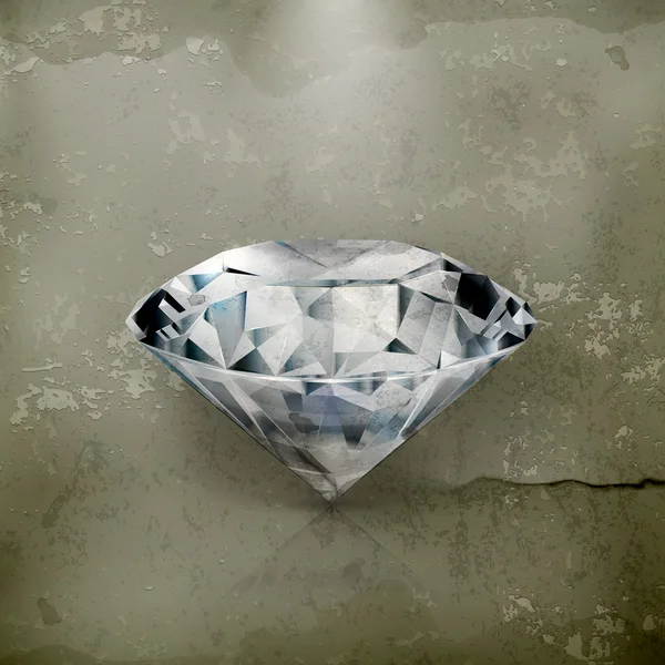 Diamante, estilo antiguo — Archivo Imágenes Vectoriales