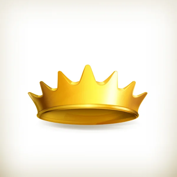 Golden crown — Stock Vector