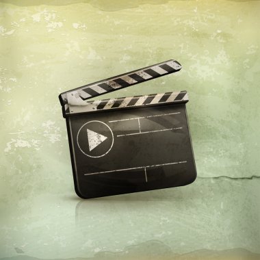 film yapımcısı, eski stil vektör