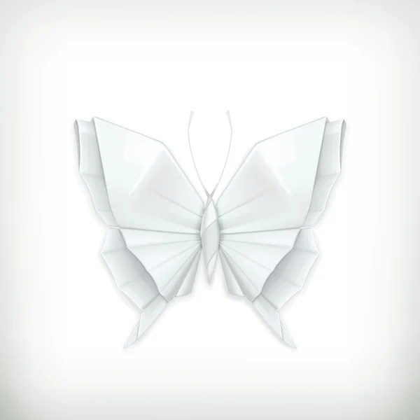 Origami-Schmetterling, Vektor — Stockvektor