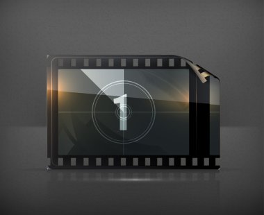 Film şeridi, vektör