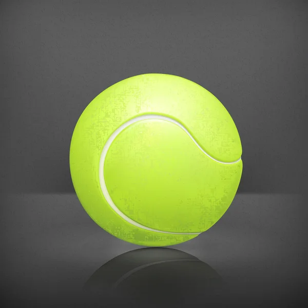 Palla da tennis, vettore — Vettoriale Stock