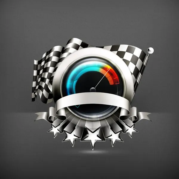 Racing emblem, 10eps — Stock vektor