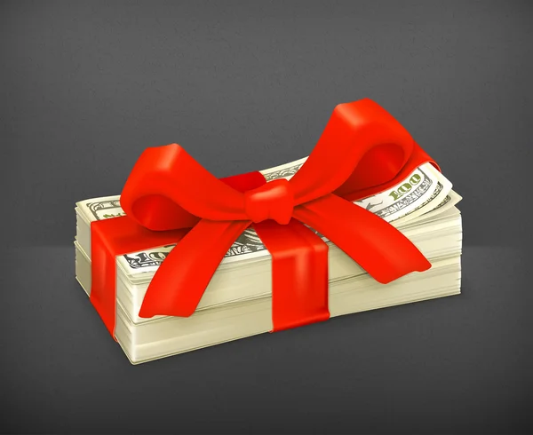 Money gift, vector — Stock Vector
