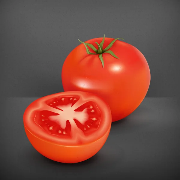 Tomate, vecteur — Image vectorielle