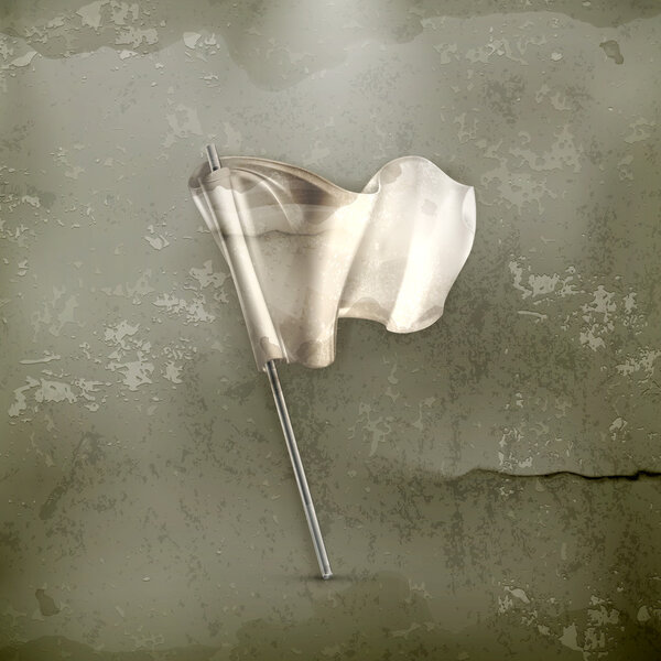 White flag, old-style