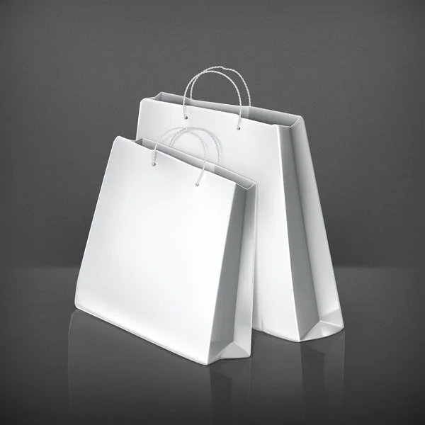 Bolsas de papel, vector — Vector de stock