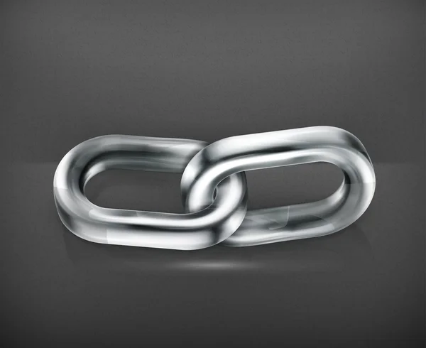 Chain link, vector — Stock Vector