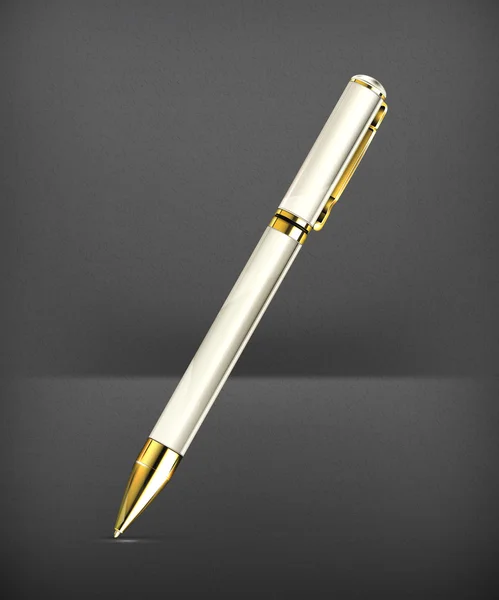 Witte pen, vector — Stockvector