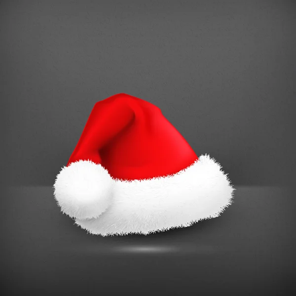 Santa Claus hat, vektor — Stockový vektor