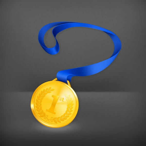 Medalha de Ouro, vector —  Vetores de Stock