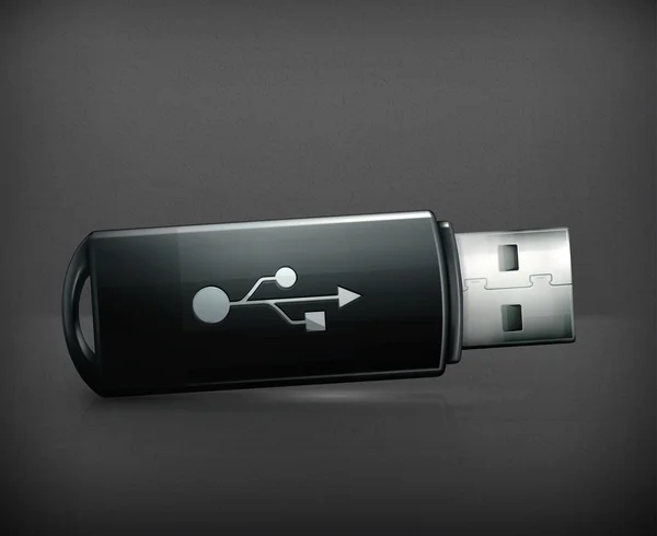 USB flash disk vektor — Stockový vektor