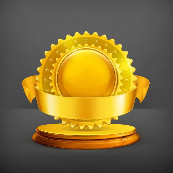 Gouden award, vector — Stockvector