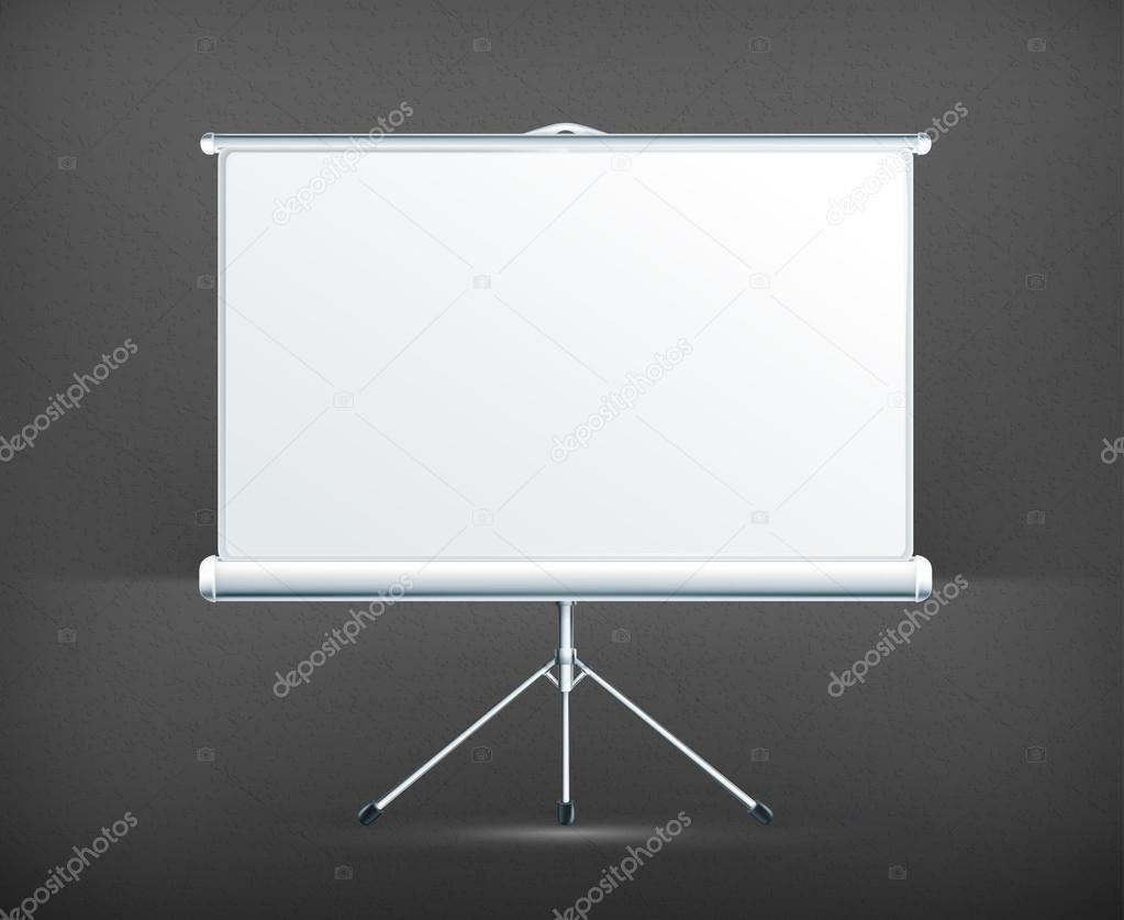 Blank Projection screen, vector