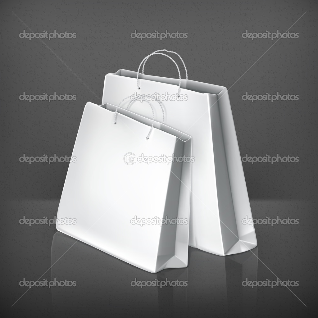 Paper bags, vector