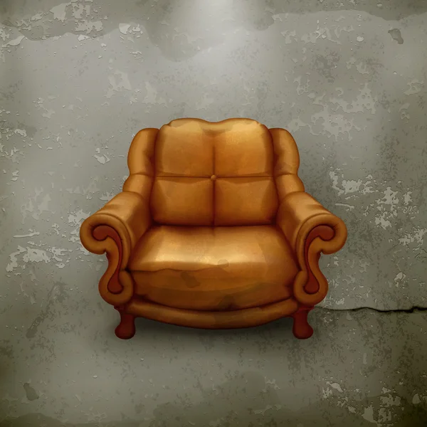 椅子、古いスタイルのベクトル — ストックベクタ