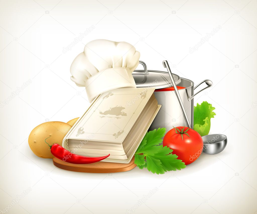 Cooking illustration, vector