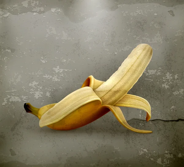 Vecteur à l'ancienne banane — Image vectorielle