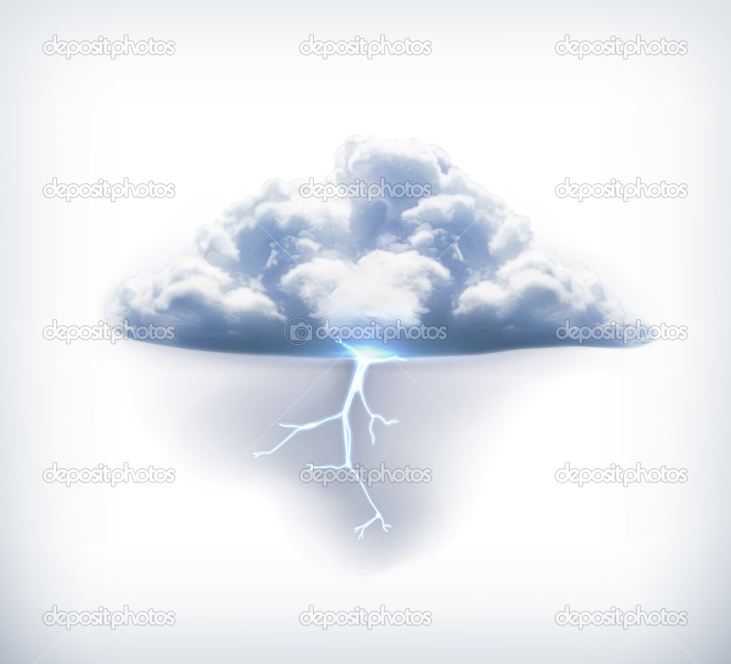 Lightning vector icon