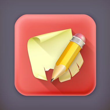 reklam, uzun gölge vektör simgesi