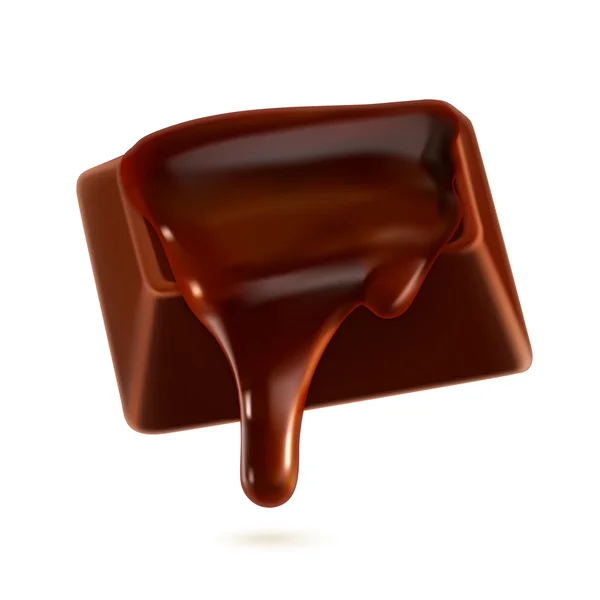Chocolade, vectorillustratie — Stockvector