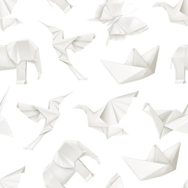 Origami, vektörsüz desen