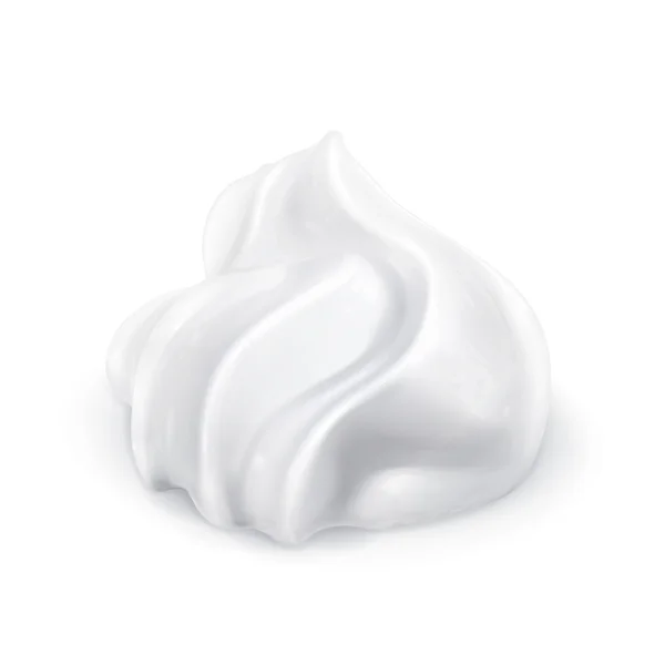 Whipped cream vector icon — Stock Vector