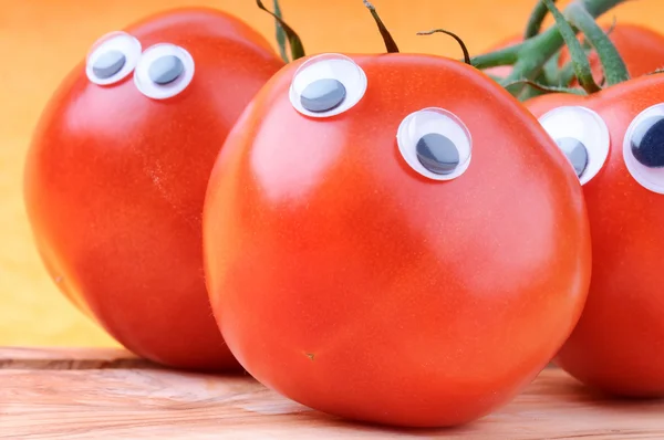 Tomates divertidos — Foto de Stock