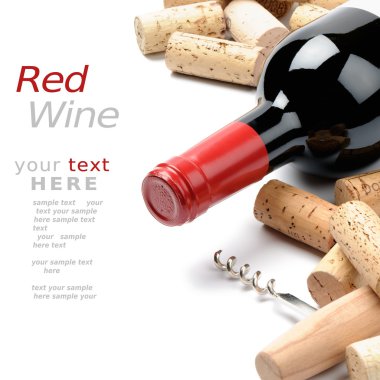 Wine and corks clipart