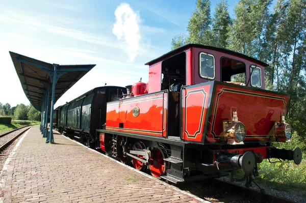 Vecchio treno motore a vapore — Foto Stock