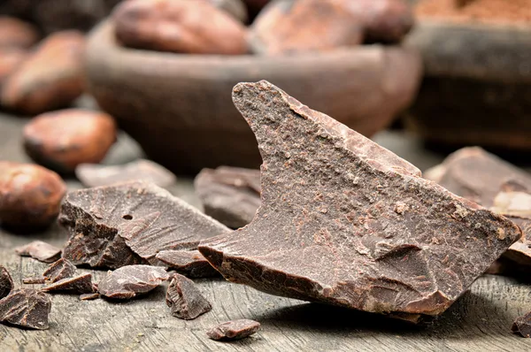 Chocolat noir écrasé — Photo