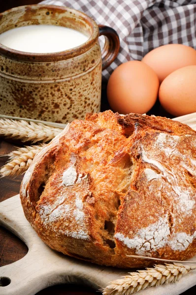 Traditional countryside breakfast — Stock Photo, Image