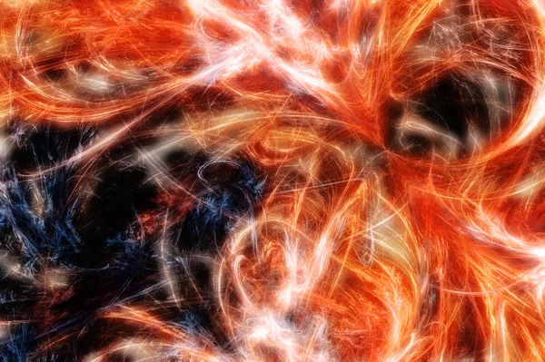 Fondo fractal abstracto. Furia de fuego —  Fotos de Stock